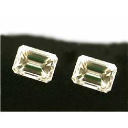 Matching Emerald cut Diamond