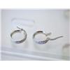 Image 3 : Sterling Silver HOOP Earrings made in ITALY