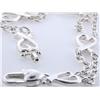 Image 5 : Sterling Silver Heart Bracelet made in ITALY