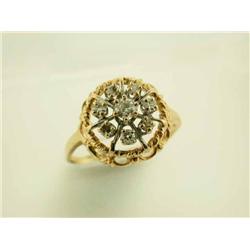 14k Yellow Gold Diamond Ring
