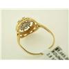 Image 3 : 14k Yellow Gold Diamond Ring