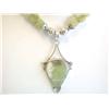Image 1 : Silver and Aventurine Necklace
