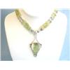Image 2 : Silver and Aventurine Necklace
