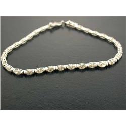 18k White Gold Diamond Bracelet