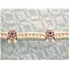 Image 1 : 14k Gold Bracelet with Diamonds and Sapphires