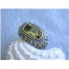 Image 1 : Silver and Gold Ring with Liqht Quartz