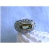 Image 4 : Silver and Gold Ring with Liqht Quartz