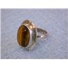 Image 3 : Silver Ring with Tigers Eye