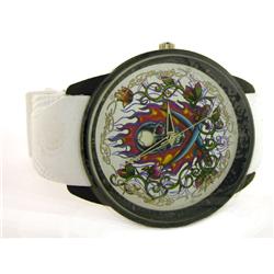Ed Hardy Men's AU-FS Autometer Flaming Skull Watch