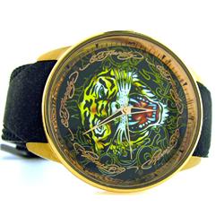 Ed Hardy Men's AU-TG Autometer Tiger Watch