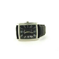 Croton Men's or Women's Quartz Silver-tone Case Leather Strap Watch - J178896