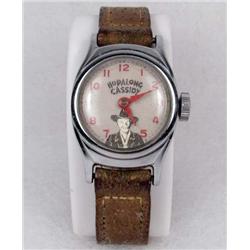 VINTAGE HOPALONG CASSIDY WRIST WATCH - RUNS