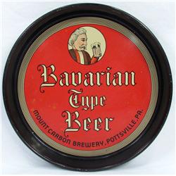 C. 1930'S MOUNT CARBON BREWERY BAVARIAN TYPE BEER TRAY