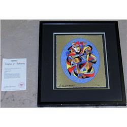 1998 THE HARP SERIGRAPH BY ANATOLE KRASNYANSKY - SIGNED AND NUMBERED W/ COA