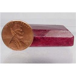 186 CT. NATURAL RED RUBY