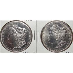 LOT OF 2 MORGAN SILVER DOLLARS