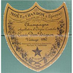 1982 DOM PERIGNON CHAMPANGE IN SEALED GIFT BOX