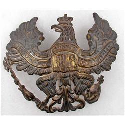 WW1 IMPERIAL GERMAN PRUSSIAN EM SPIKE HELMET FRONT PLATE FOR AN ENLISTED MAN