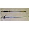 Image 5 : RARE US CIVIL WAR 1850 STAFF OFFICERS SWORD W/ SCABBARD