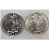 Image 1 : LOT OF 2 MORGAN SILVER DOLLARS