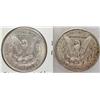 Image 2 : LOT OF 2 MORGAN SILVER DOLLARS