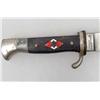 Image 3 : WW2 GERMAN NAZI HITLER YOUTH KNIFE W/ SCABBARD
