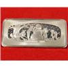 Image 1 : 1974 STERLING SILVER CHRISTMAS INGOT - FRANKLIN MINT - IN ORIGINAL BOX