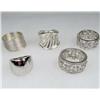 Image 1 : LOT OF 5 ESTATE JEWELRY RINGS