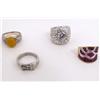 Image 1 : LOT OF 4 ESTATE JEWELRY RINGS