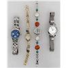 Image 1 : LOT OF 4 ESTATE JEWELRY WOMEN'S WRISTWATCHES
