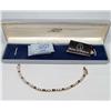 Image 1 : ESTATE JEWELRY - HOUSE OF NIKOLAS STERLING SILVER AND SAPPHIRE BRACELET