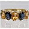 Image 1 : 14K GOLD AND GEMSTONE LADIES RING - 3.7 GRAMS