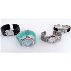 LOT OF 4 ESTATE JEWELRY WATCHES