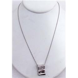 ESTATE JEWELRY STERLING SILVER NECKLACE - .19 OZ