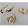 Image 1 : LOT OF 2 PAIRS OF 14K GOLD EARRINGS - 5.1 GRAMS