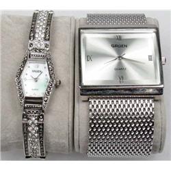 LOT OF 2 GRUEN LADIES WRIST WATCHES