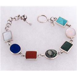 ESTATE JEWELRY STERLING SILVER BRACELET - .56 OZ