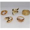 Image 1 : LOT OF 5 ESTATE JEWELRY RINGS