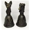Image 1 : LOT OF 2 FIGURAL BELLS