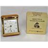 Image 1 : VINTAGE SETH THOMAS TRIPETTE TRAVEL ALARM CLOCK IN ORIGINAL BOX