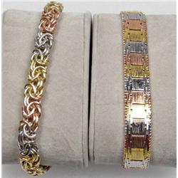 LOT OF 2 STERLING SILVER BRACELETS