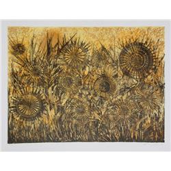 Jimmy Ernst, Sunflowers, Lithograph