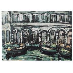 Bogdan Grom, Venice in Spring, Lithograph