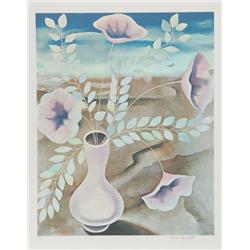 Alvaro Guillot, Fleurs, Lithograph