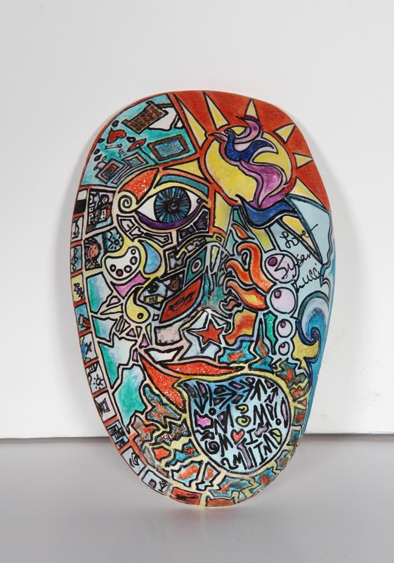 Susan Lucci, Hand-Painted Plaster Cast Mask
