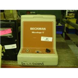 BECMAN MICROFUGE E