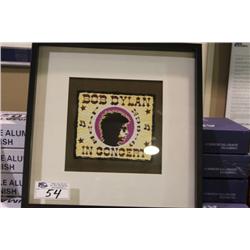 BOB DYLAN FRAMED ART