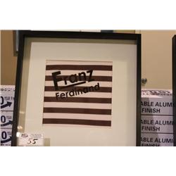 FRANZ FERDINAD FRAMED ART