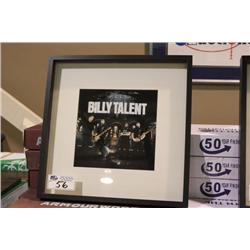 BILLY TALENT FRAMED ART