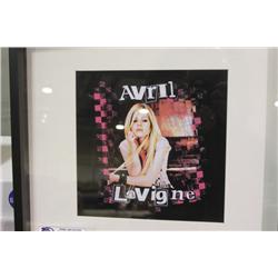 AVRIL LAVIGNE FRAMED ART